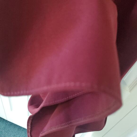 After Six 6824 Gown 6 Cabernet Red Pockets Bridesmaid Prom Event V-Neck Wedding - Picture 5 of 13